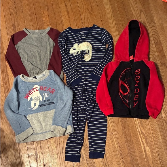 Assorted Kids Sweatshirts & Hoodie and Pj Set - Gray, Blue, Red - Picture 1 of 9